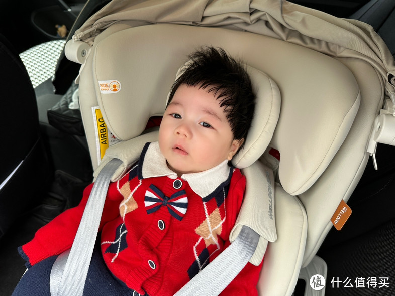 大胖小子的第一把安全座椅!奚梦瑶同款惠尔顿解决了新手爸妈的“养儿焦虑”