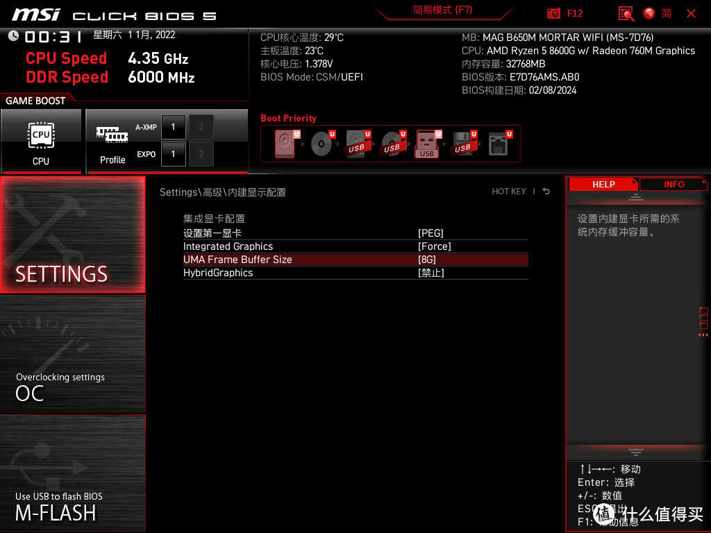 锐龙5 8600G+微星B650M迫击炮体验，请丢掉入门独显并享用AI加速