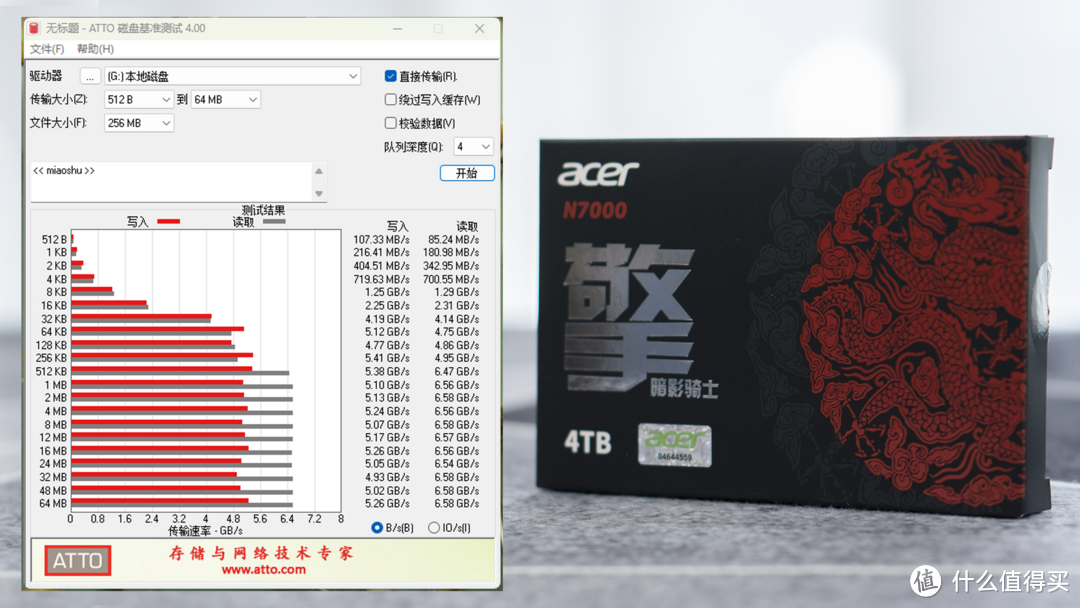 游戏佬和视频党的终极选择，宏碁N7000 暗影骑士擎！极速7200MB/s，4TB大容量，2000TBW 5年质保！