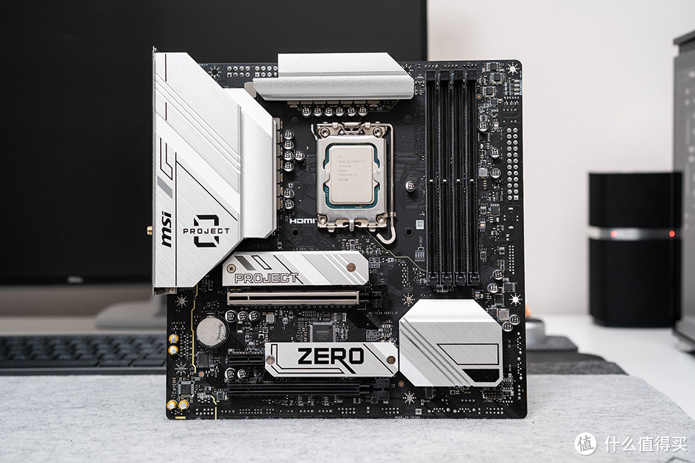 紧凑的无光背插MATX，微星B760M PROJECT ZERO + 机械大师 逻辑库 IF17装机展示