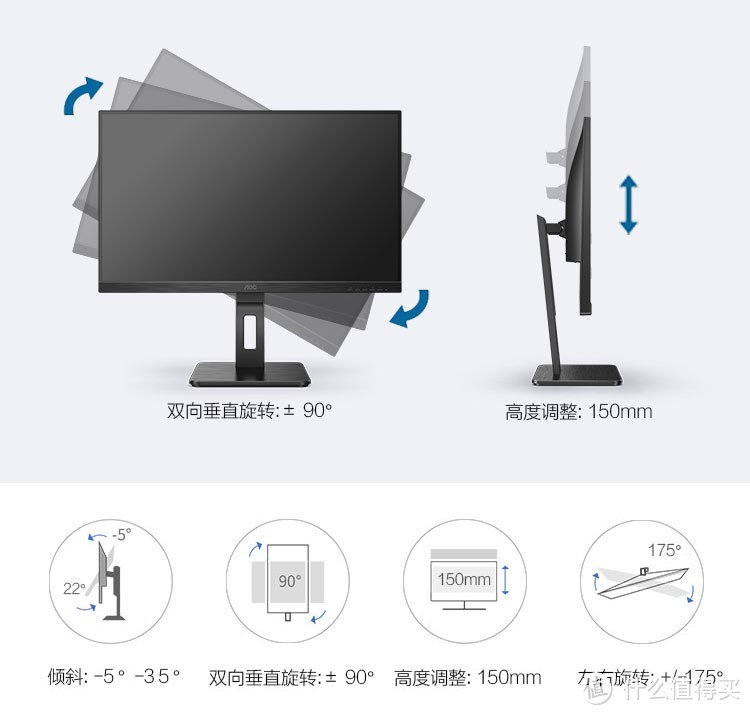 创作者首选丨AOC U27P3C商用显示器，能效加持，高效办公！