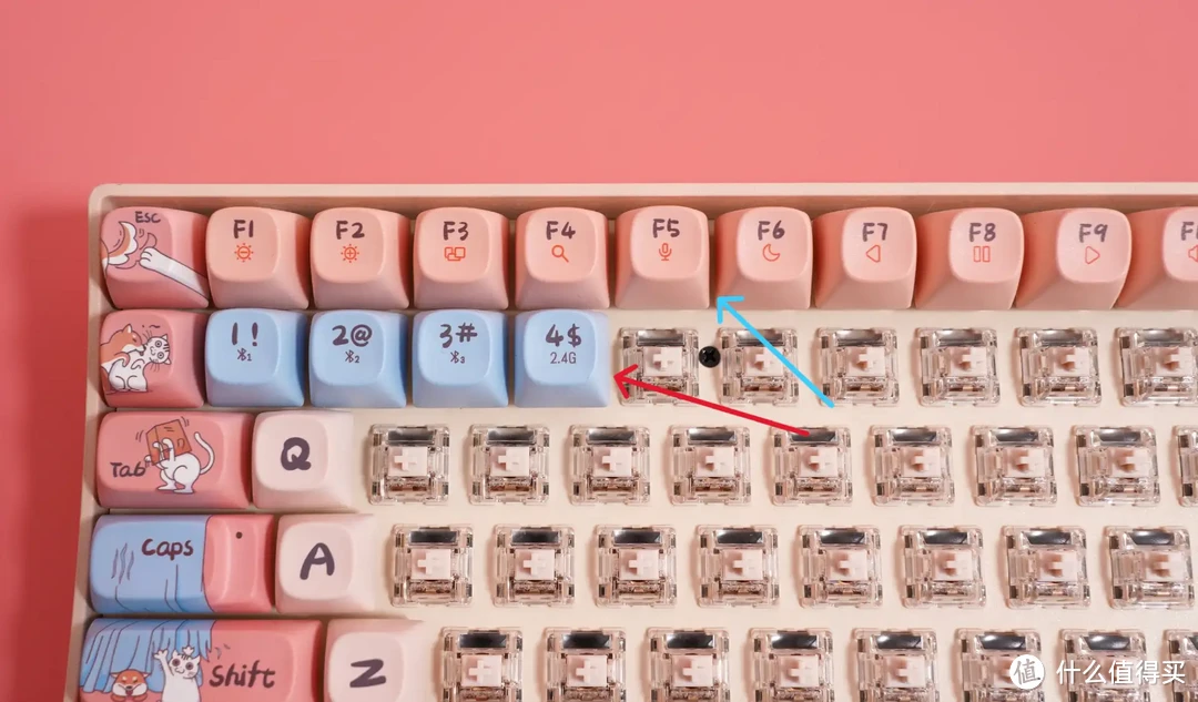女神节到了，哪个姑娘能抵抗得了创意、颜值、性能兼具的Lofree洛斐小翘机械键盘盲盒呢？