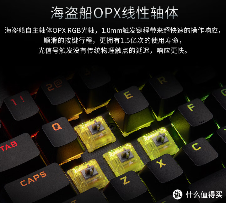 全尺寸,可玩性高:海盗船K70 CORE RGB全尺寸机械键盘开箱