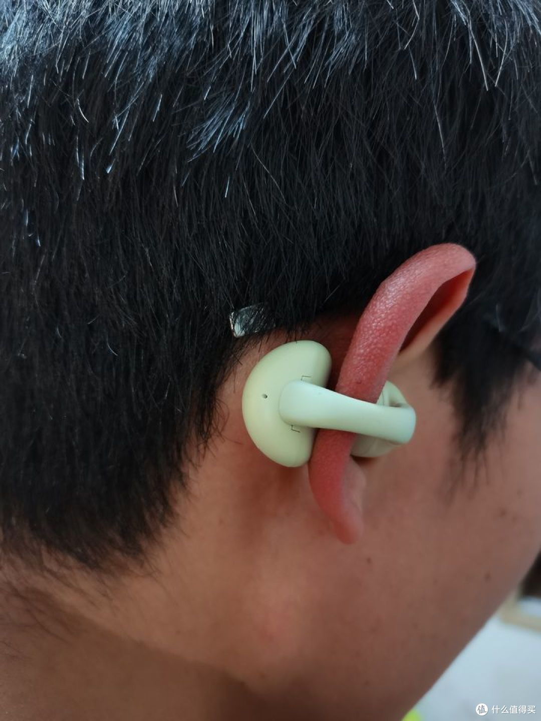 牛油绿耳夹，男女生带起来都好看