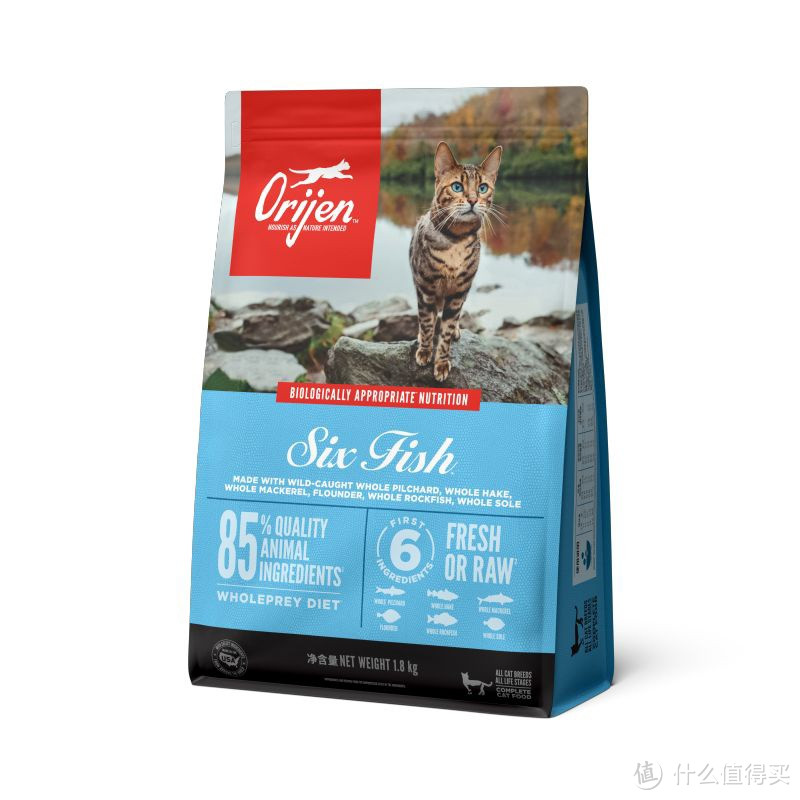Orijen渴望无谷六种鱼猫粮1.8kg