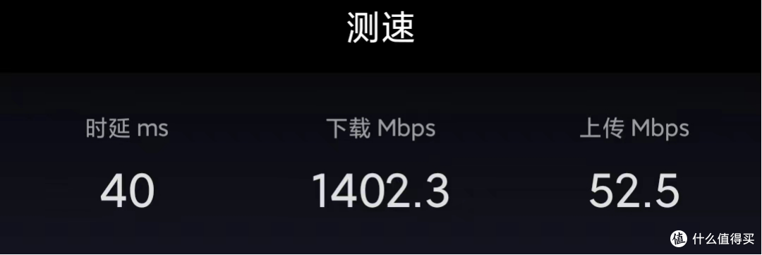 测速结果