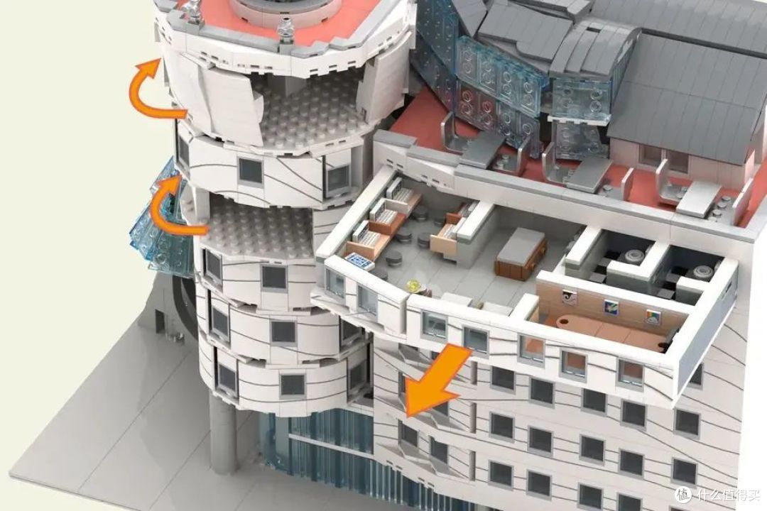 当摩天大楼会跳舞,乐高IDEAS作品《跳舞的房子》获得万票支持