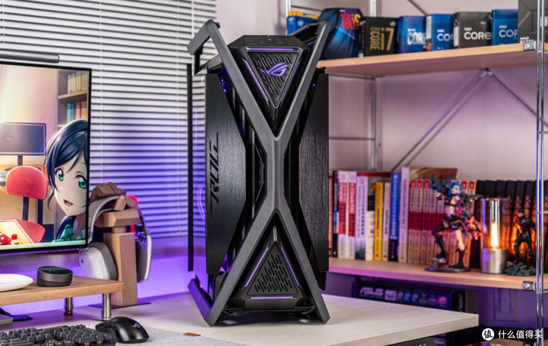 紫金绽放——ROG Crosshair X670E Extreme + 创世神GR701分体水冷装机展示