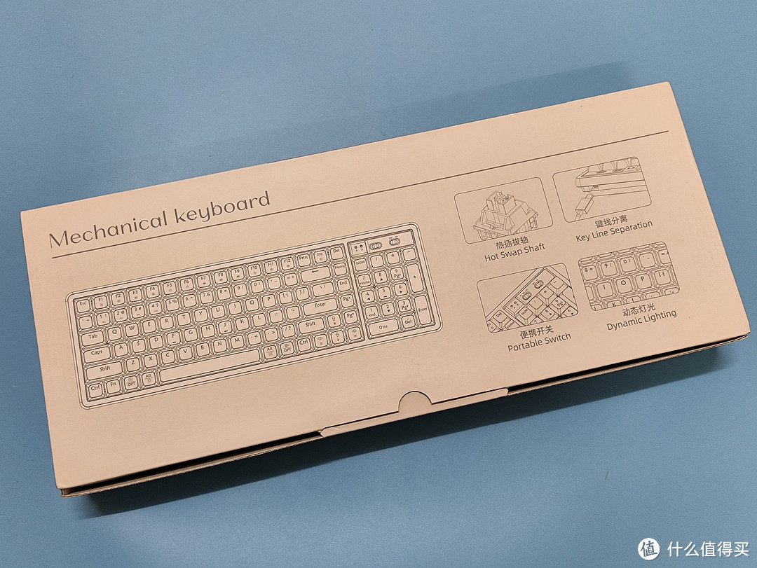 狼途GK102三模机械键盘开箱实测分享，手感还不错_无线键盘_什么值得买