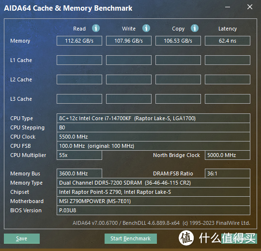 主流预算也能玩转高端超频!宏碁掠夺者7200 24Gx2内存+MSI Z790 MPOWER轻松超频8000和8200