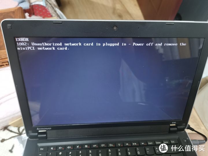 ThinkPad E40更换无线网卡