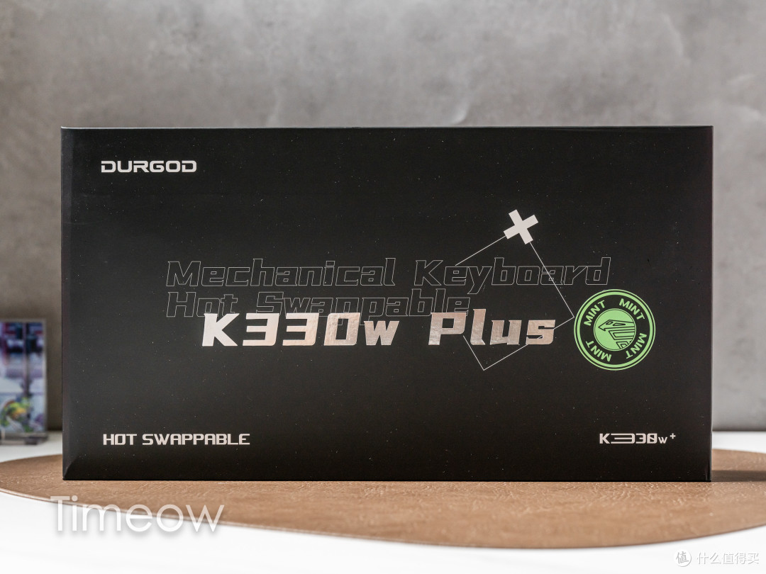 春意盎然 这把薄荷绿的机械键盘是我桌面新宠-K330wPlus薄荷糖