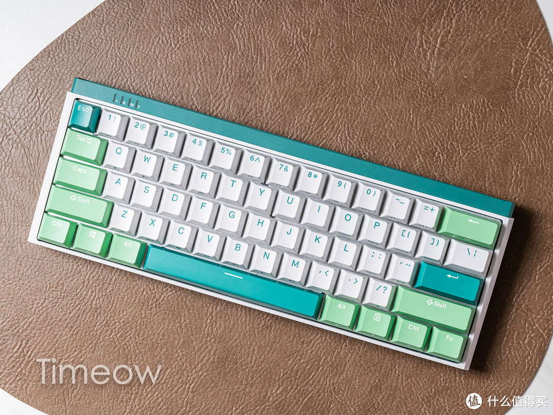 春意盎然 这把薄荷绿的机械键盘是我桌面新宠-K330wPlus薄荷糖