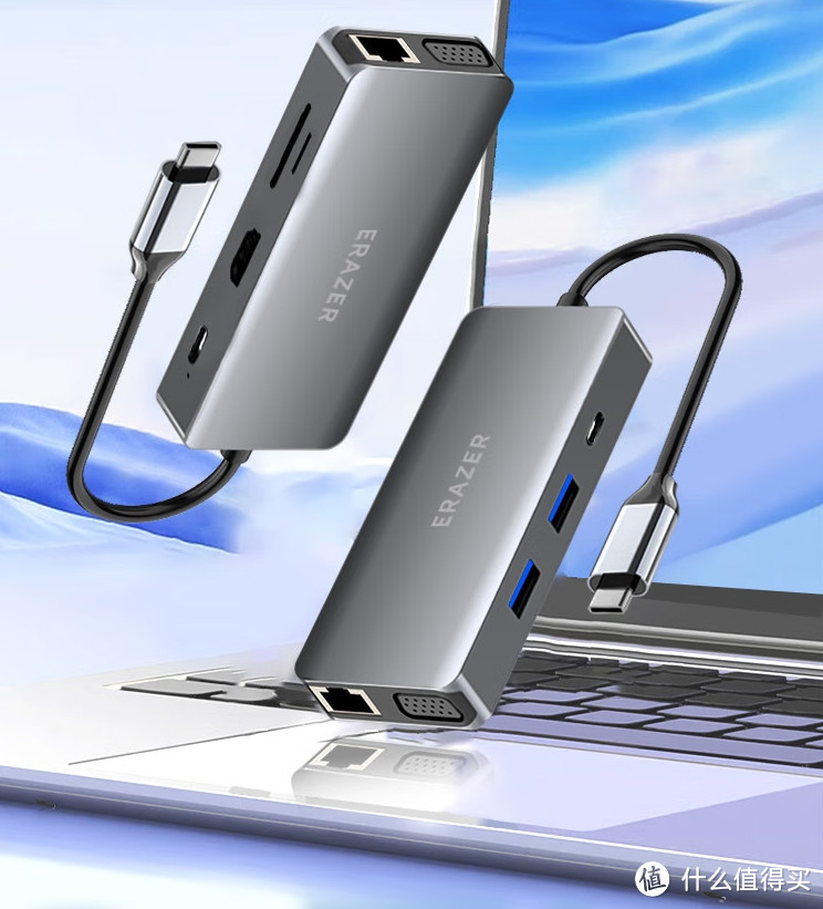 book/ipad电脑华为笔记本手机拓展坞hdmi网线转接头hub音频读卡京东3