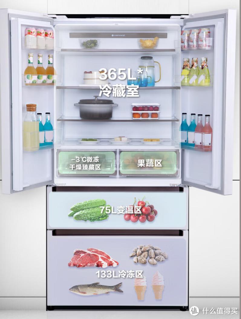 8999元：纳诺怡X系列冰箱：高效除菌保鲜，健康生活从它开始