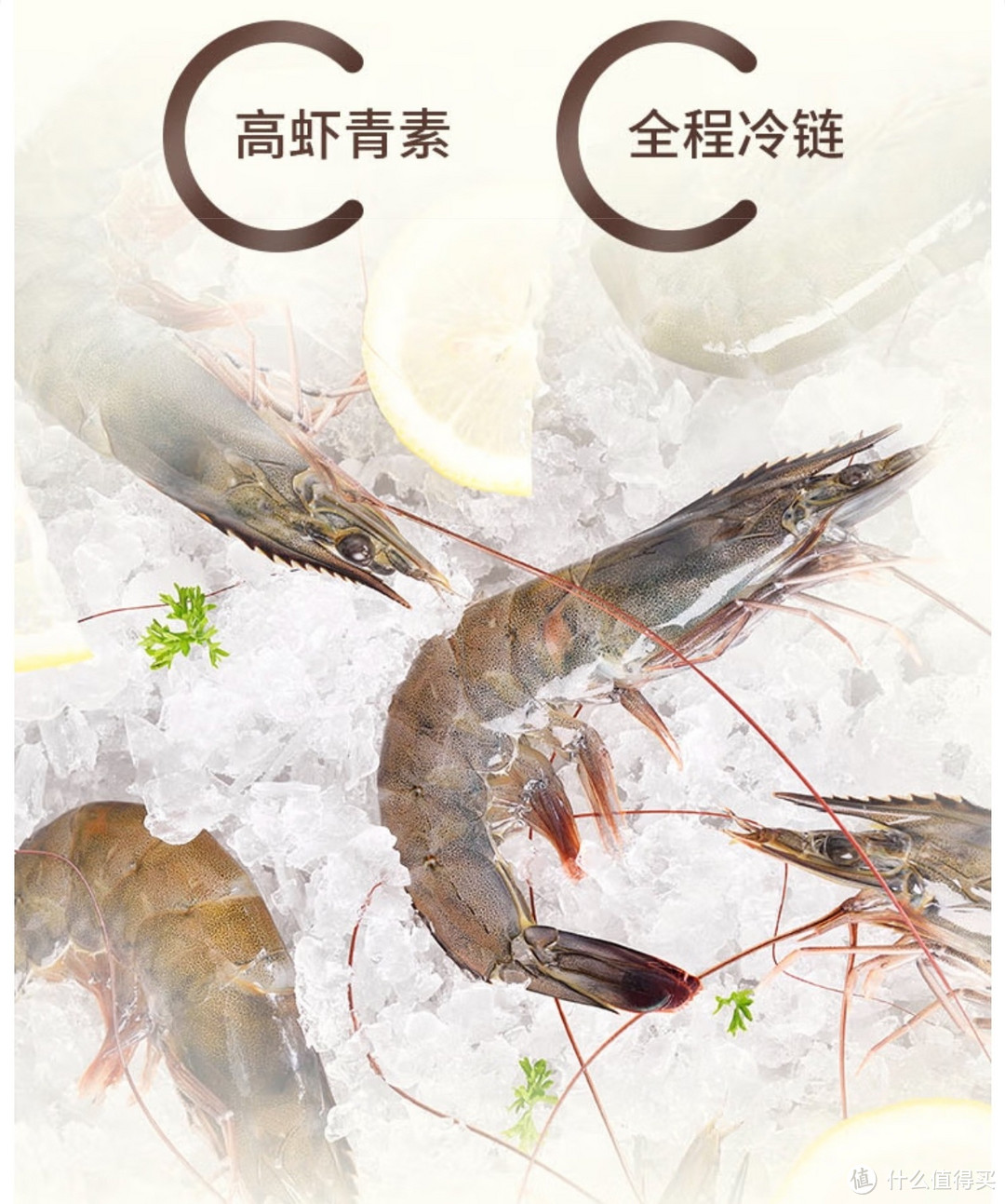 京东生鲜泰国活冻白虾/女王虾(大号40/50规格)400g 16-20只/盒