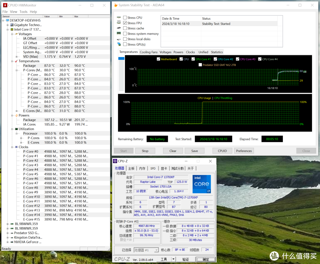 白色海景房性能之选，技嘉B760M冰雕X主板测评，附装机超频教程