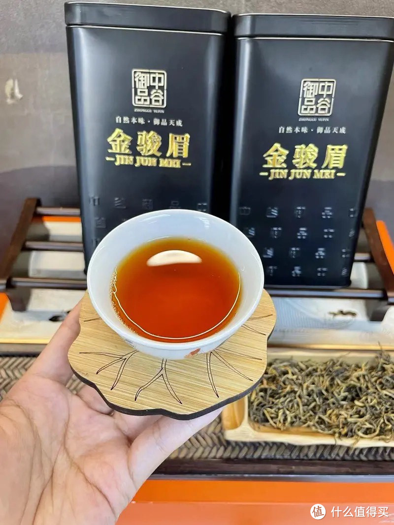 中谷御品茶叶特级武夷红茶金骏眉新茶蜜香型耐泡嫩芽茶叶礼盒装