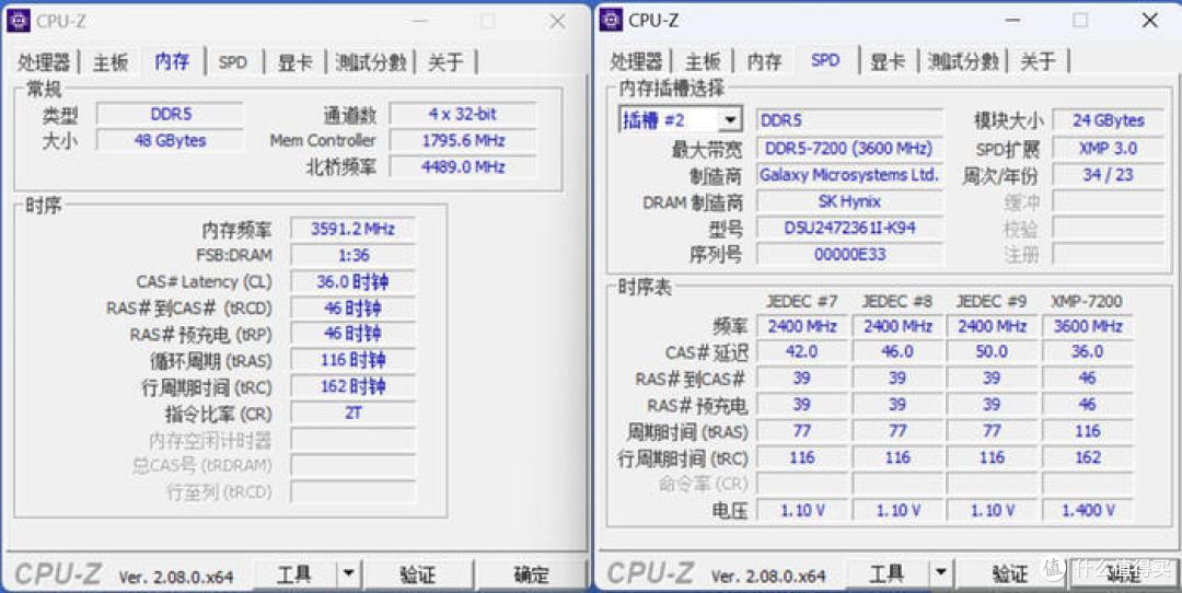 颜值与性能并存——影驰 Galaxy 星曜 20 周年纪念版 D5 7200 48GB 套装开箱简测