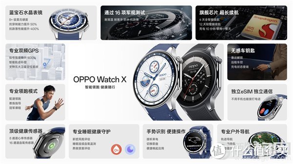 全智能引领大众运动，OPPO Watch X 正式发布