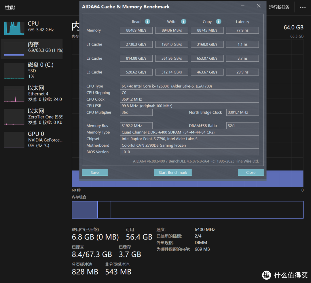 生产力高频大容量-十铨T-Create DDR5  32GX2内存条套装测评