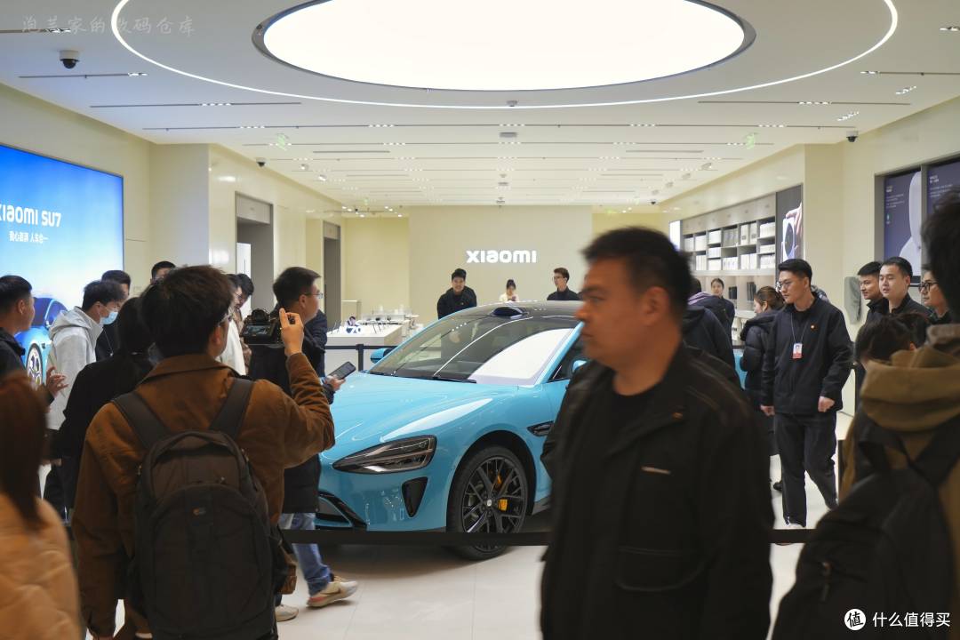 小米SU7静态体验 现场好评不断 实车真的好看 虽然我没坐过911