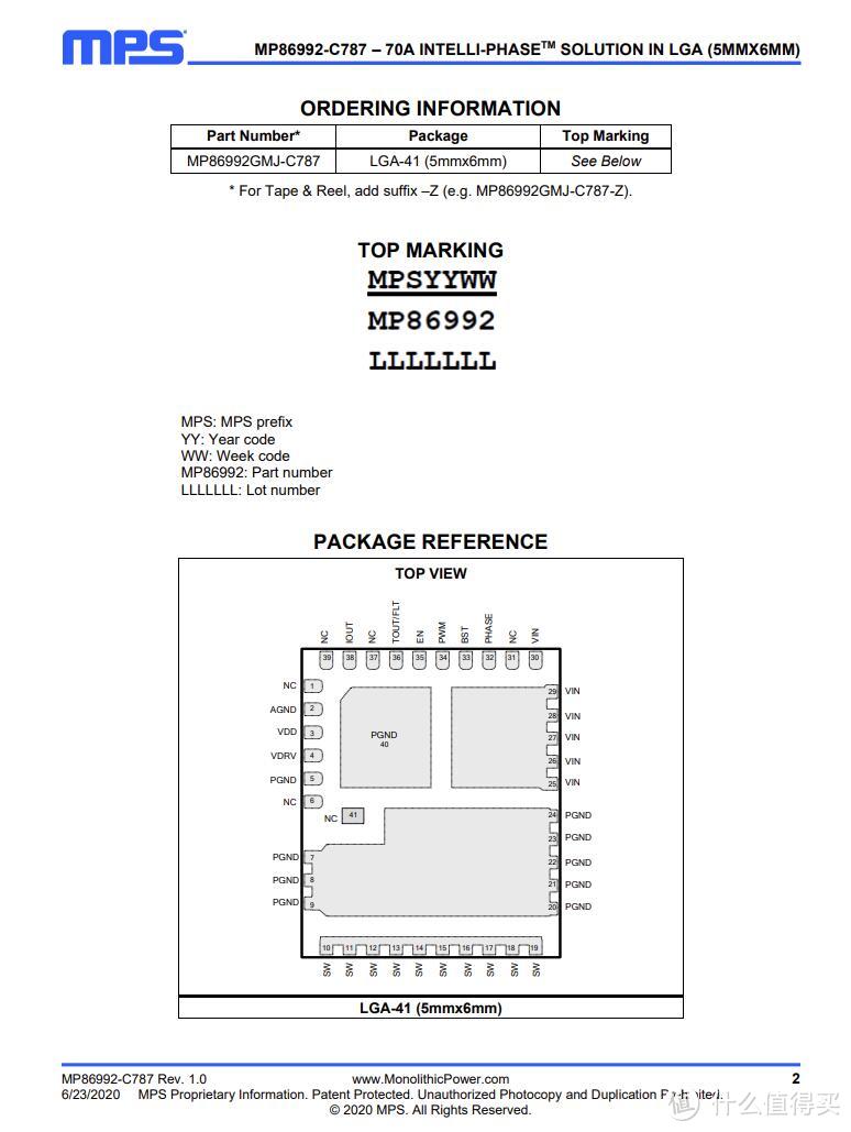 MP86992-C787 DrMos