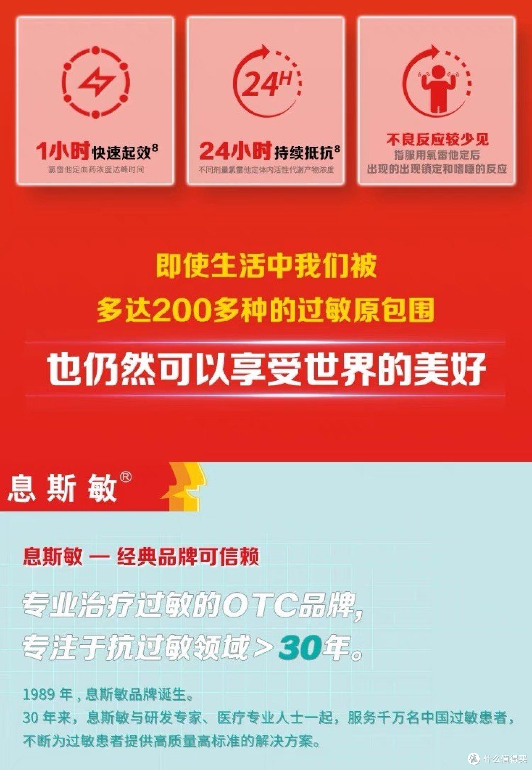 尽管息斯敏氯雷他定片存在一些副作用,但其疗效显著,安全性高的特点