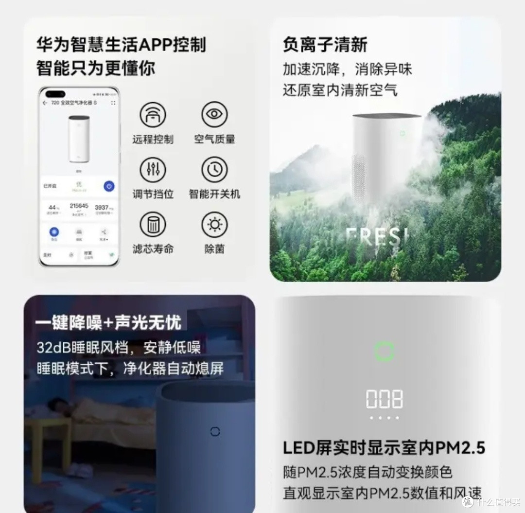 一机搞定华为智选空净加湿器除甲醛除菌全能手