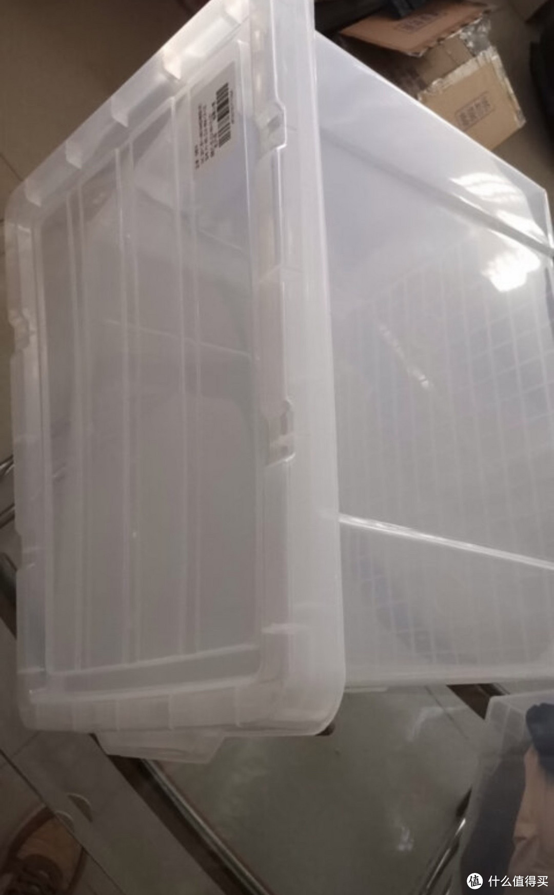 ￼￼佳帮手塑料收纳箱 透明加厚储物箱衣物玩具整理箱 45L1只装￼￼