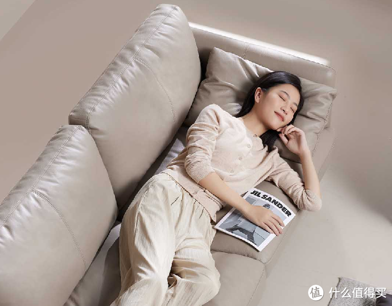 主打舒适精致! 8H大C位抗菌真皮沙发来了:进口牛皮感动人心