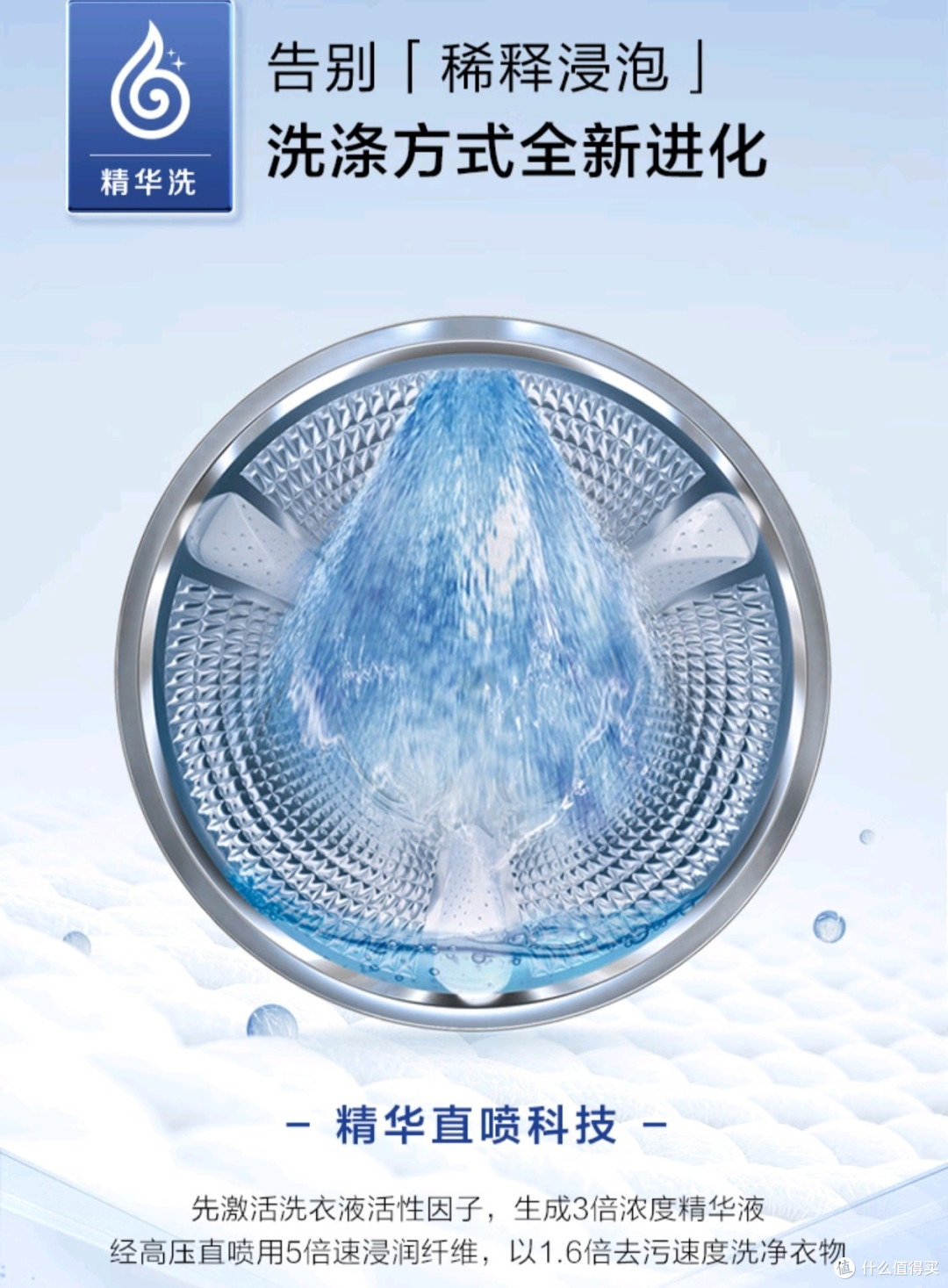 海尔（Haier）滚筒洗衣机全自动  超薄家用10公斤大容量 金榜推荐【精华洗EG100MATESL59S】1.1洗净比