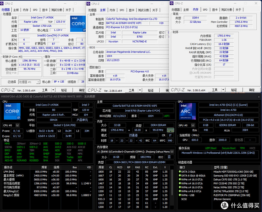 七彩虹BATTLE-AX B760M V20主板评测：DDR4仍是低预算装机合理选择