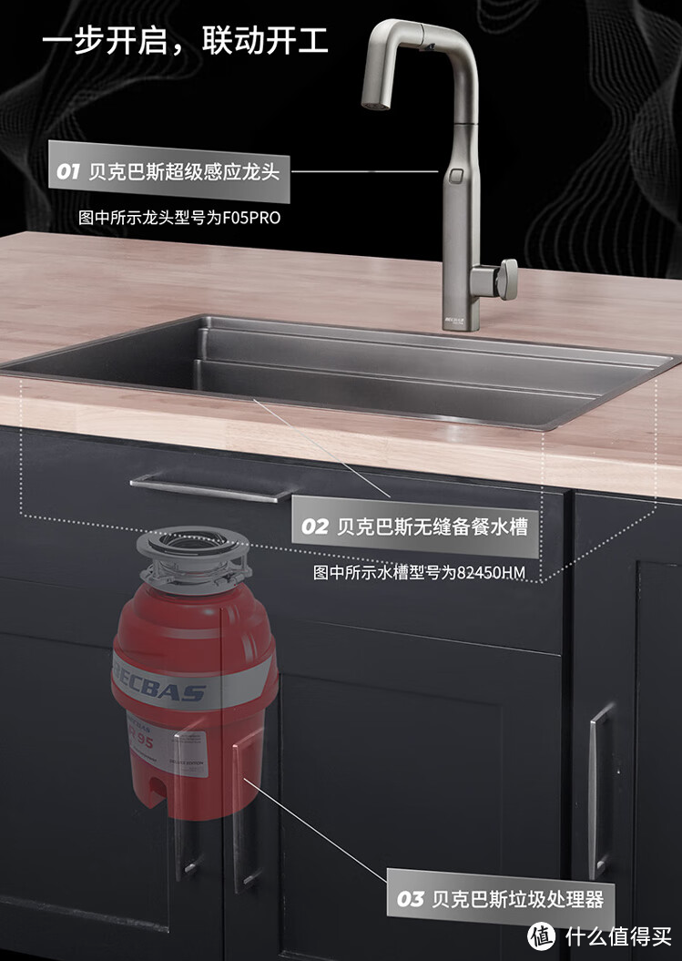 自动洗、感应冲，厨房清洁大升级：贝克巴斯 E60 Pro +F05 Pro智能龙头的美妙体验