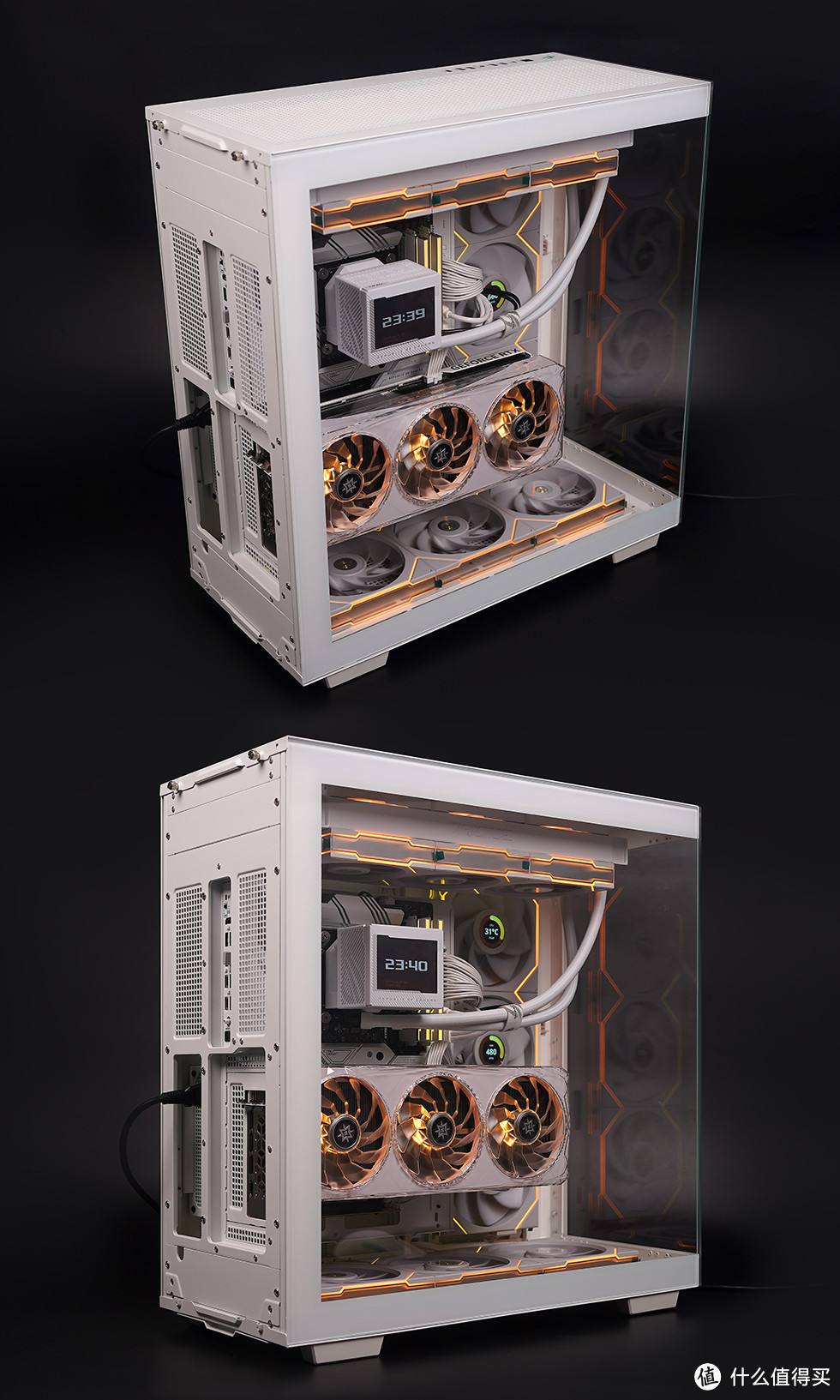 14700K/ROG 吹雪 Z790S/星曜 4080S,九州风神 CH780 海景房装机展示
