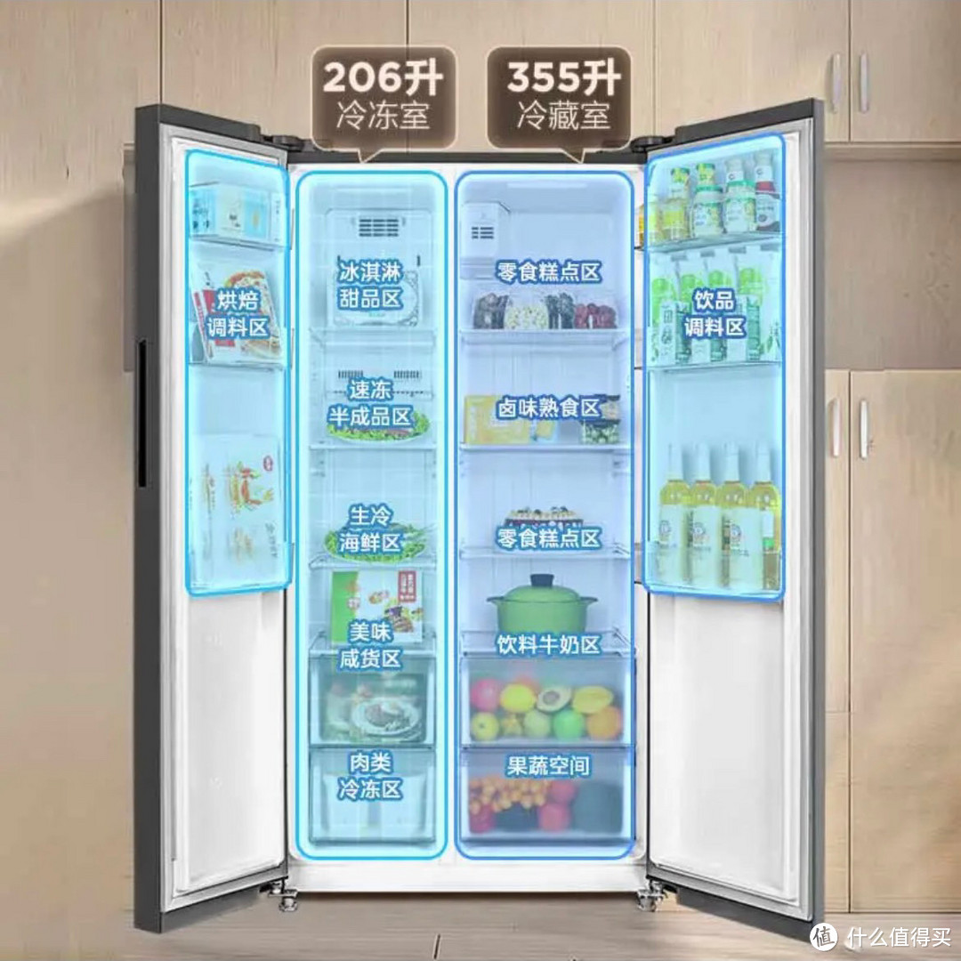 冰箱要选就选双开门风冷大冰箱
