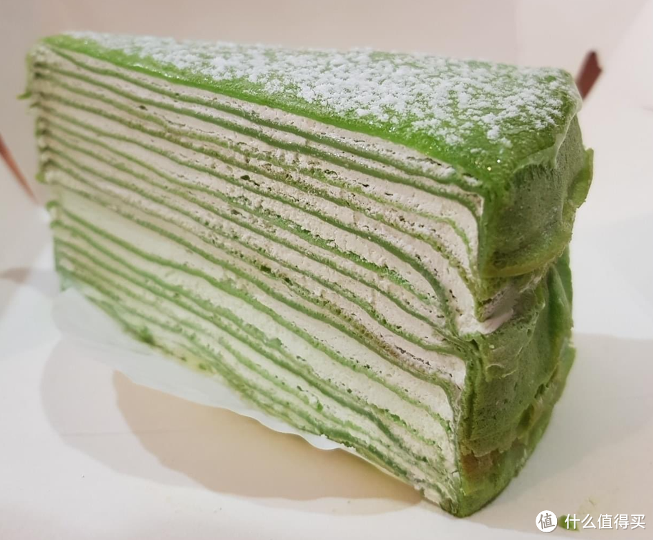 春日的一抹绿：抹茶千层蛋糕