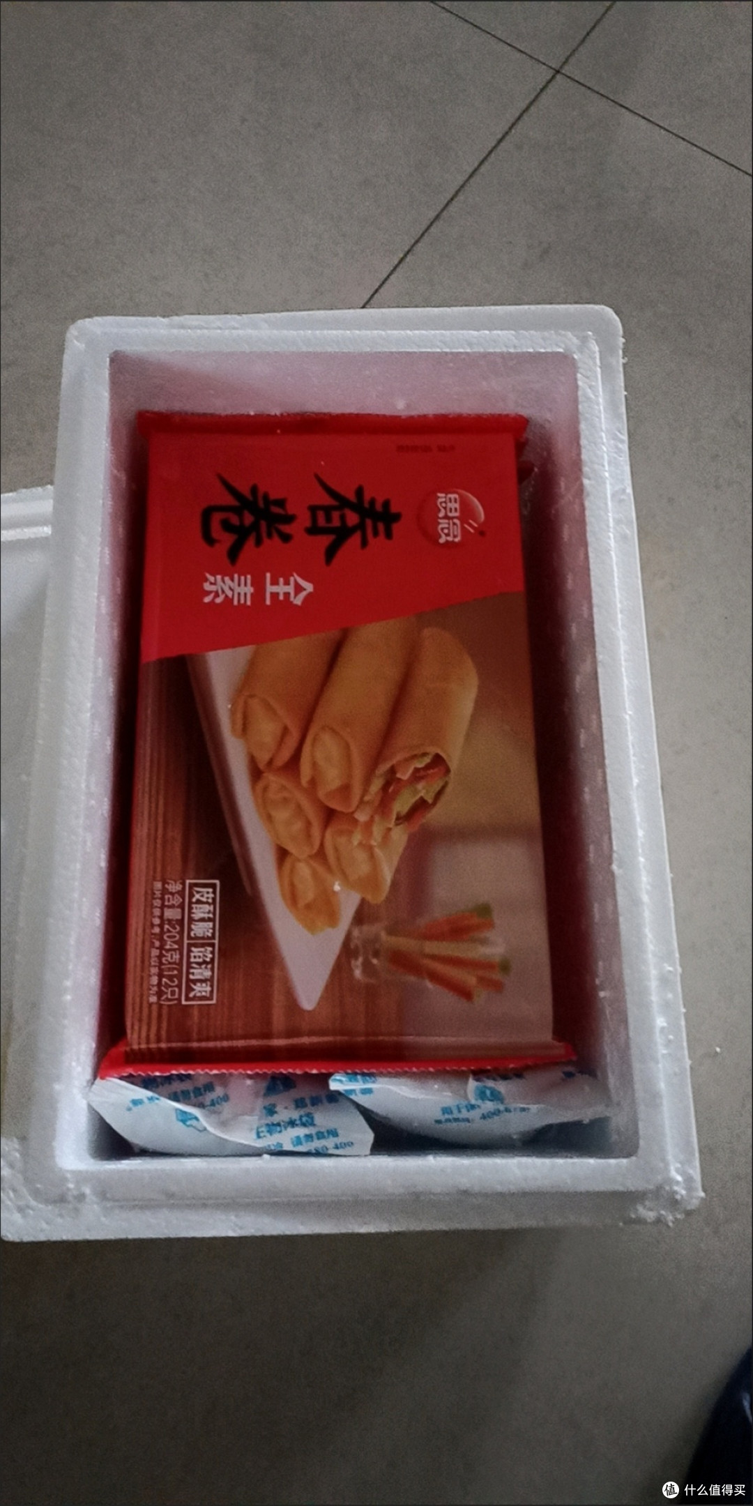 思念豆沙春卷的制作过程
