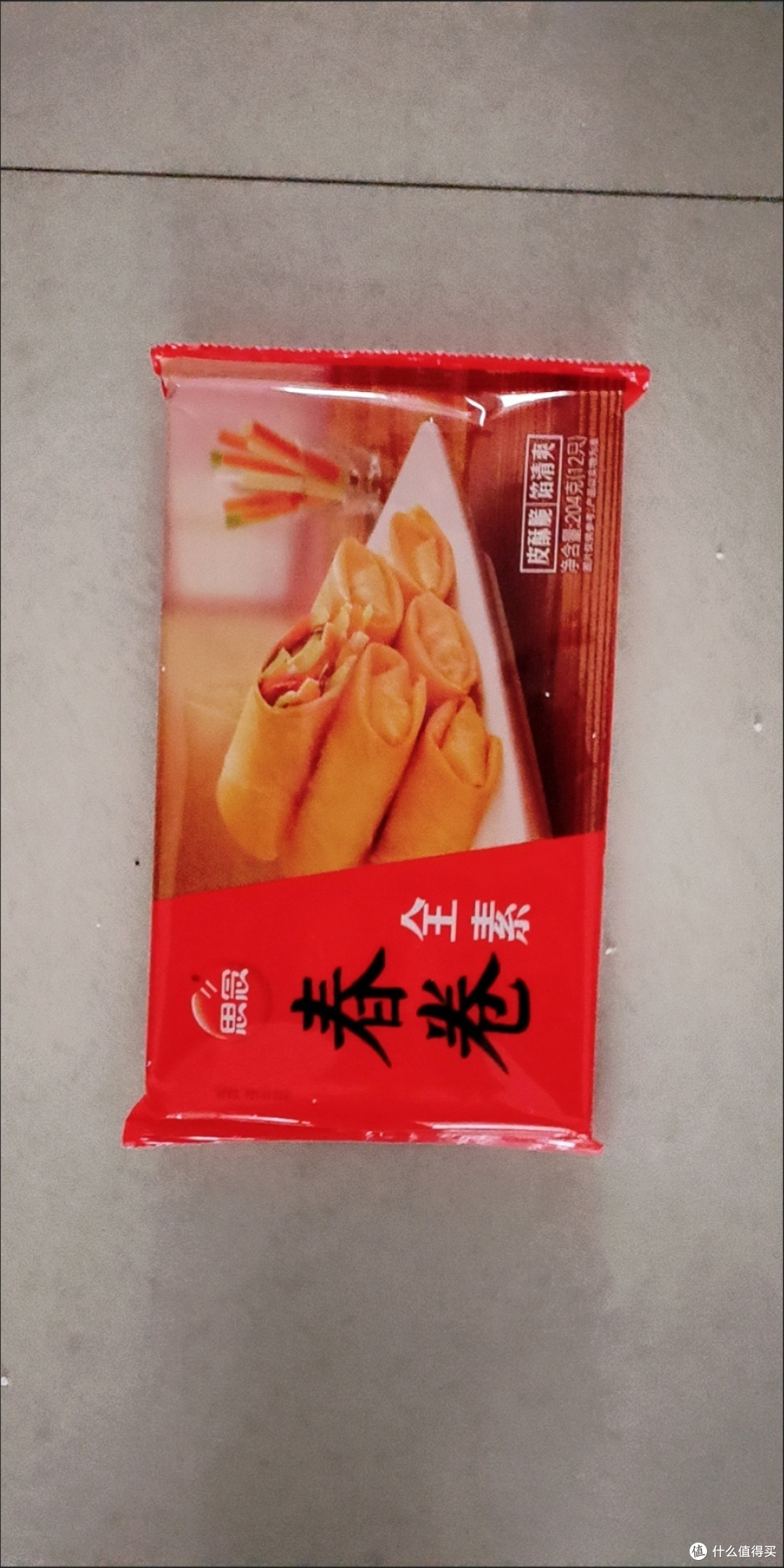 思念豆沙春卷的制作过程