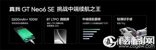 真我GT Neo6 SE首发6000nit无双屏,首销1699元起