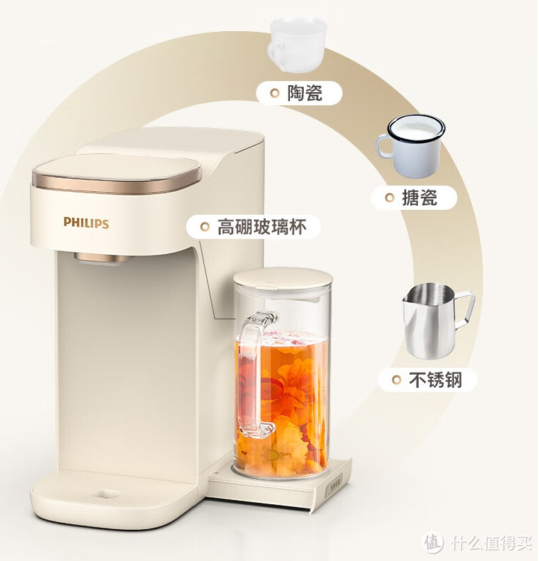 飞利浦（PHILIPS）即热饮水机 ADD8200：品质保障，温暖每一刻