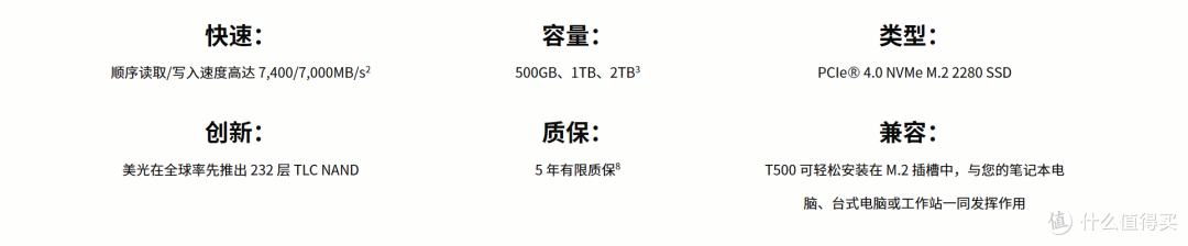 英睿达T500固态硬盘使用体验