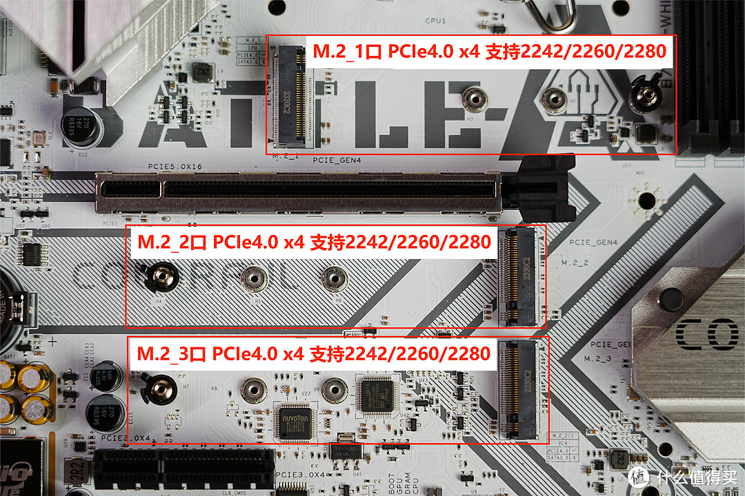 3个满速 M.2 PCIe 4.0 x4接口
