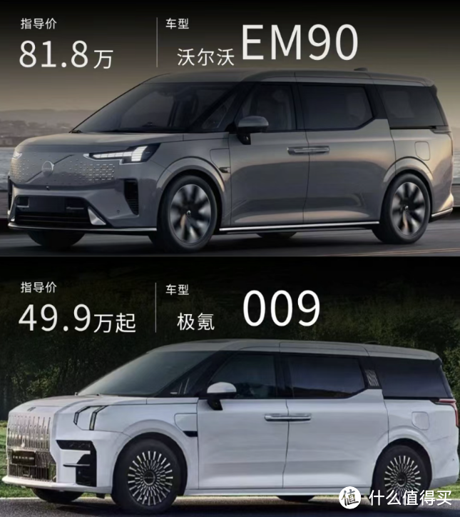 沃尔沃EM90与极氪009:价格之战背后的性能对决