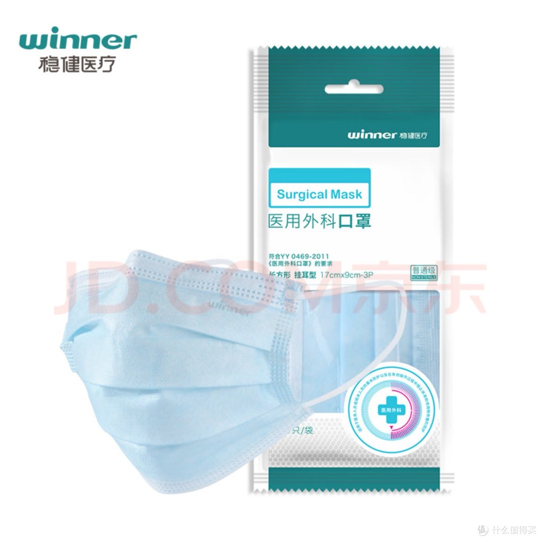 稳健（Winner）一次性医用外科口罩