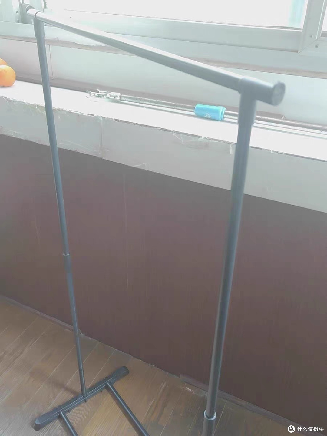 晾衣架落地伸缩折叠可移动简易双杆式室内凉衣服架子阳台挂晒衣架