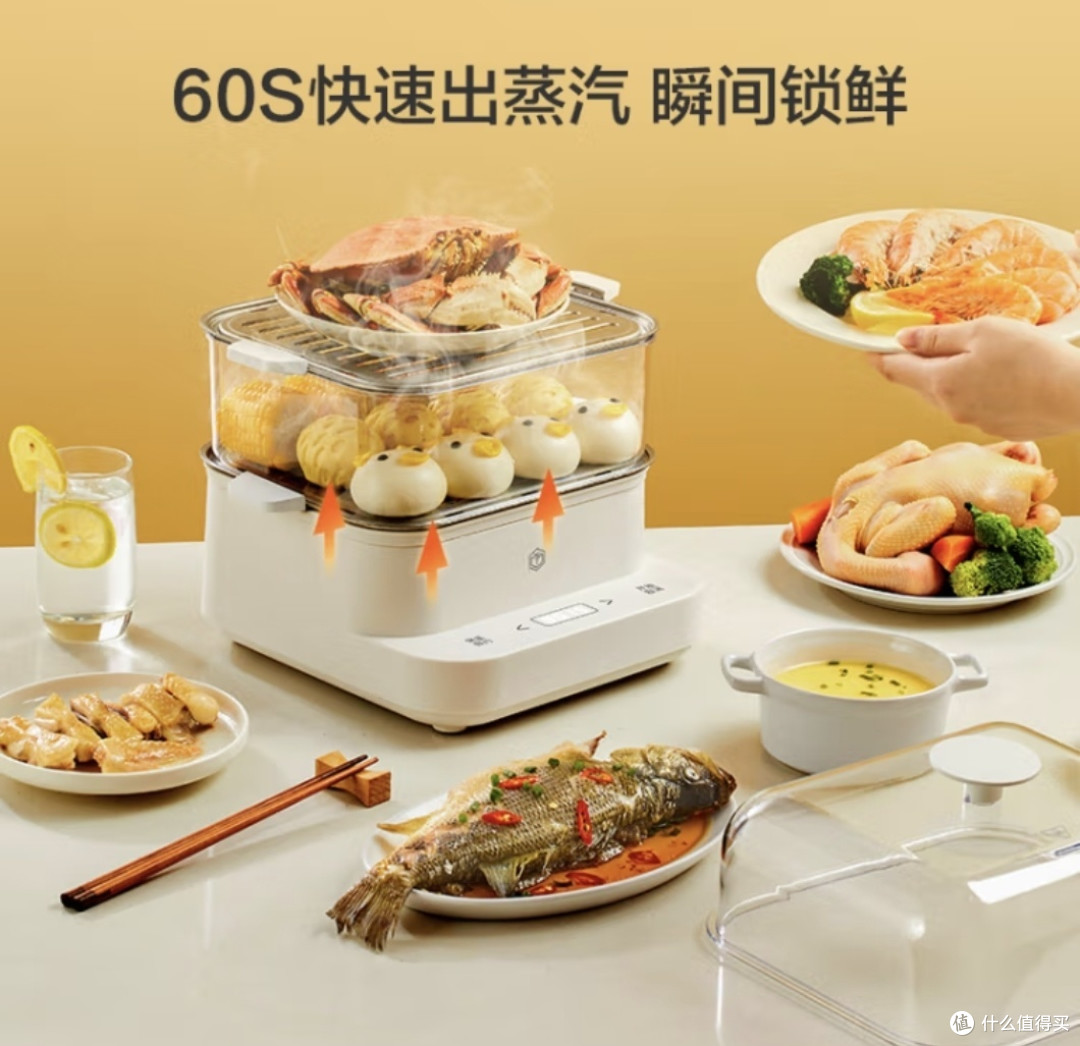 杂谈生活篇三十四京东京造的小家电也很不错啊这两款空气炸锅电蒸锅