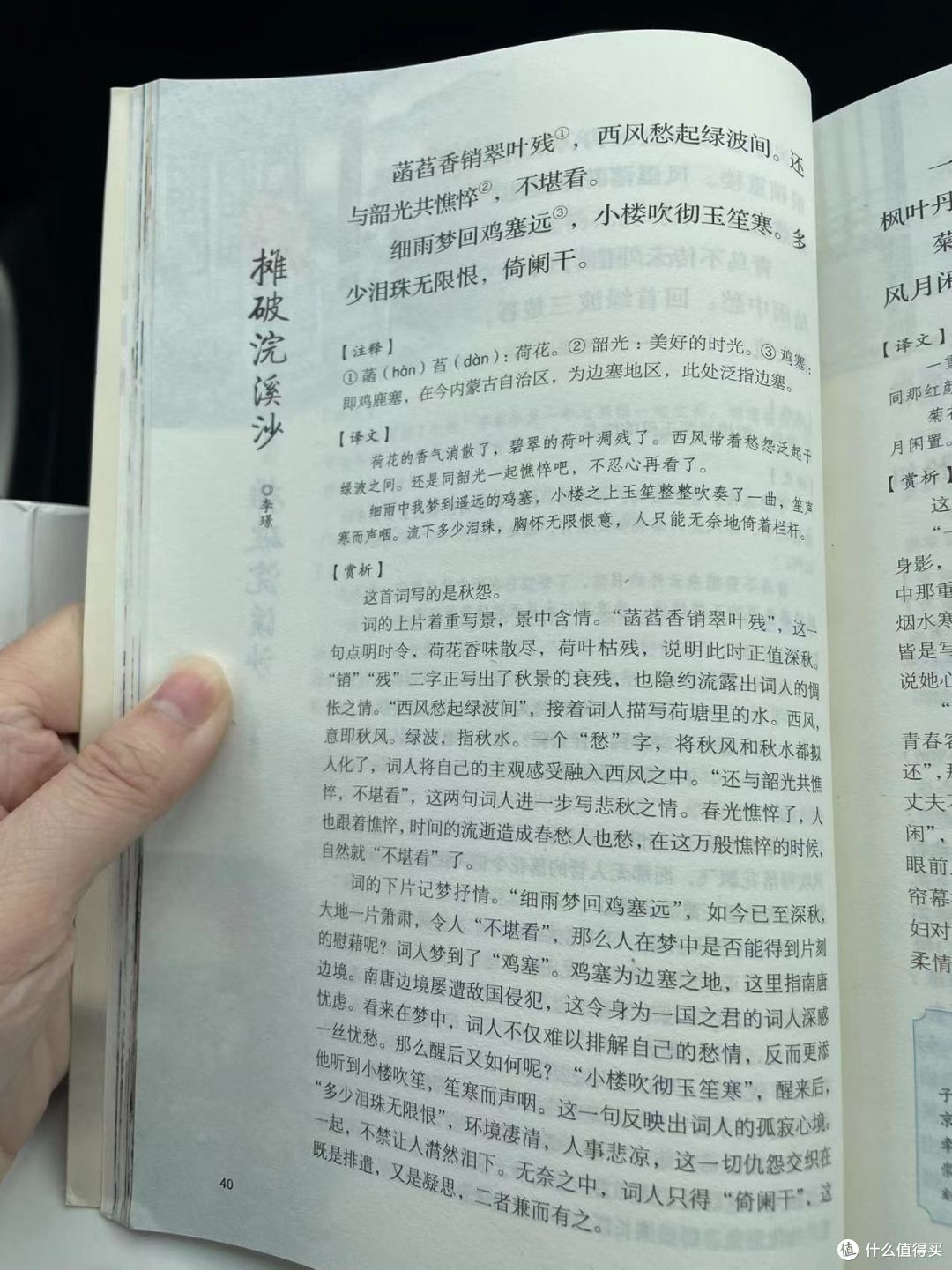 宋词三百首之李璟的《摊破浣溪沙》