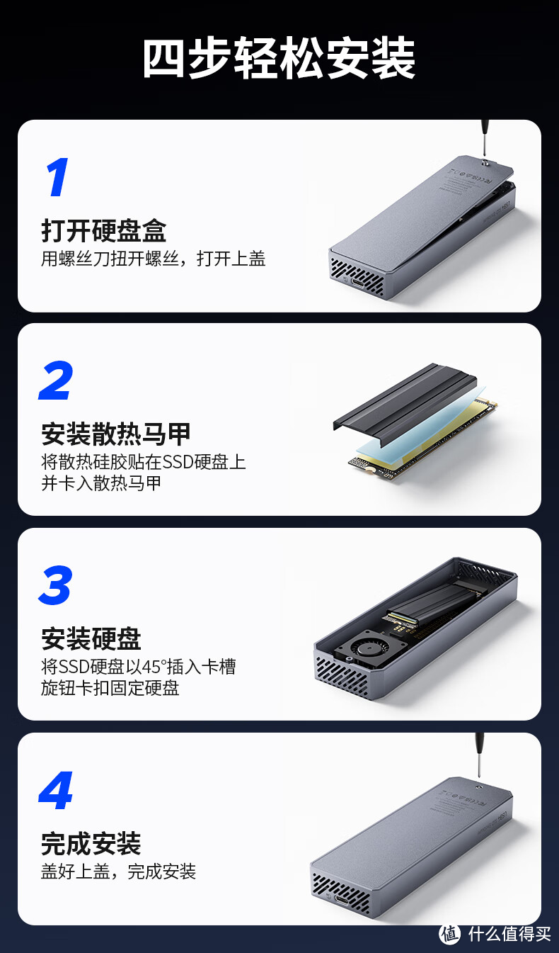 极速读写、散热强劲——奥睿科迅影系列USB4硬盘盒，让闲置硬盘焕发新生！