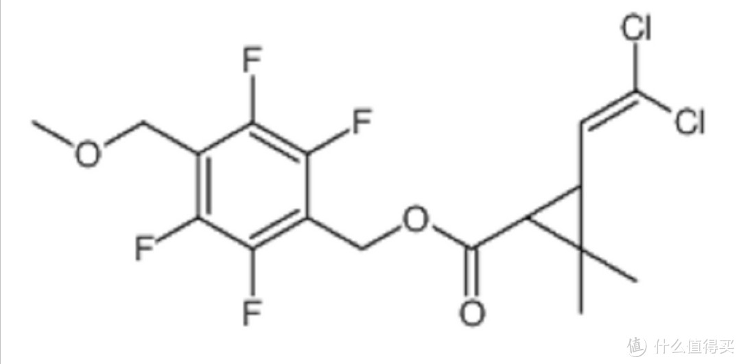 氯氟醚菊酯结构式